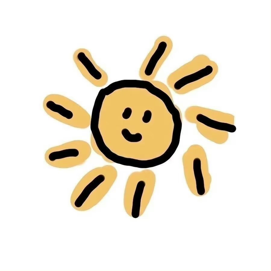 一组太阳月亮抽象简约风格style微信头像图片分享给有爱的你们 记得收藏